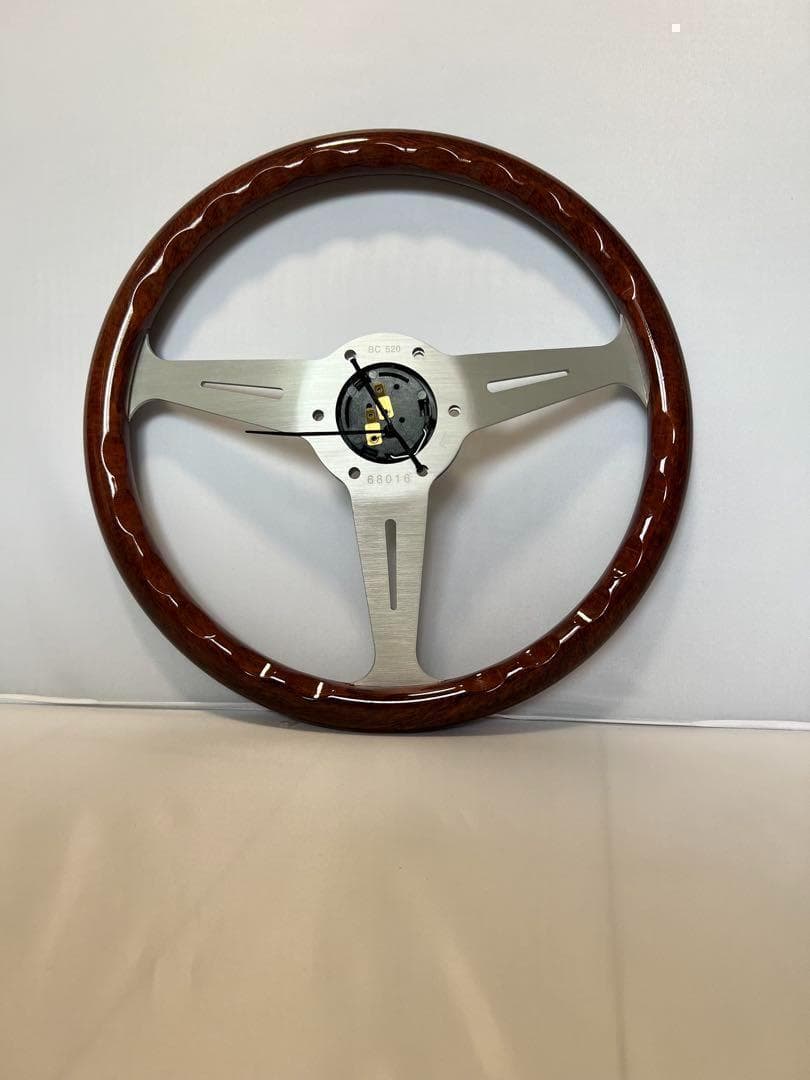 新品未使用 ナルディ 社外 ウッドナルディ ステアリング 送料無料　茶