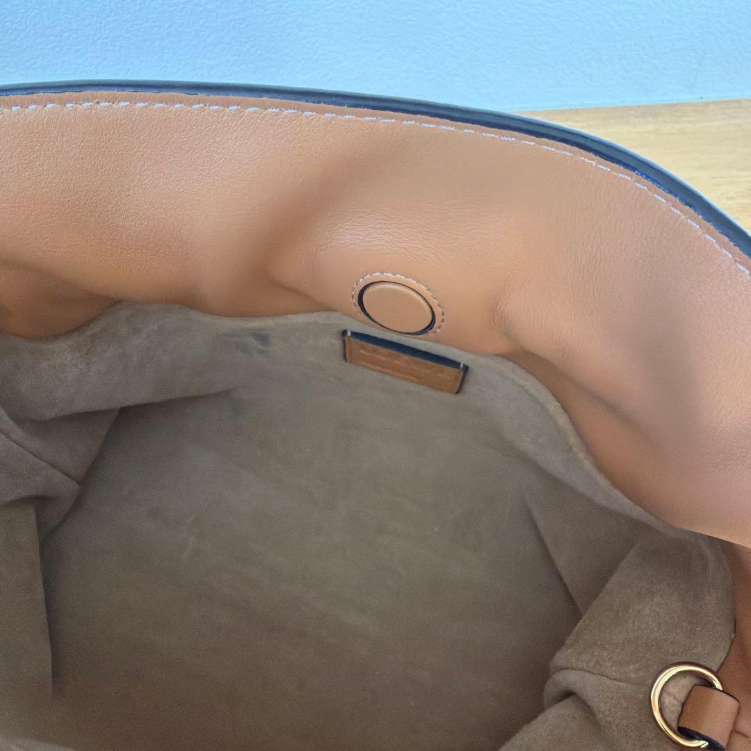 ロエベ フラメンコ クラッチ ミニ　ウォームデザート A411FC2X37