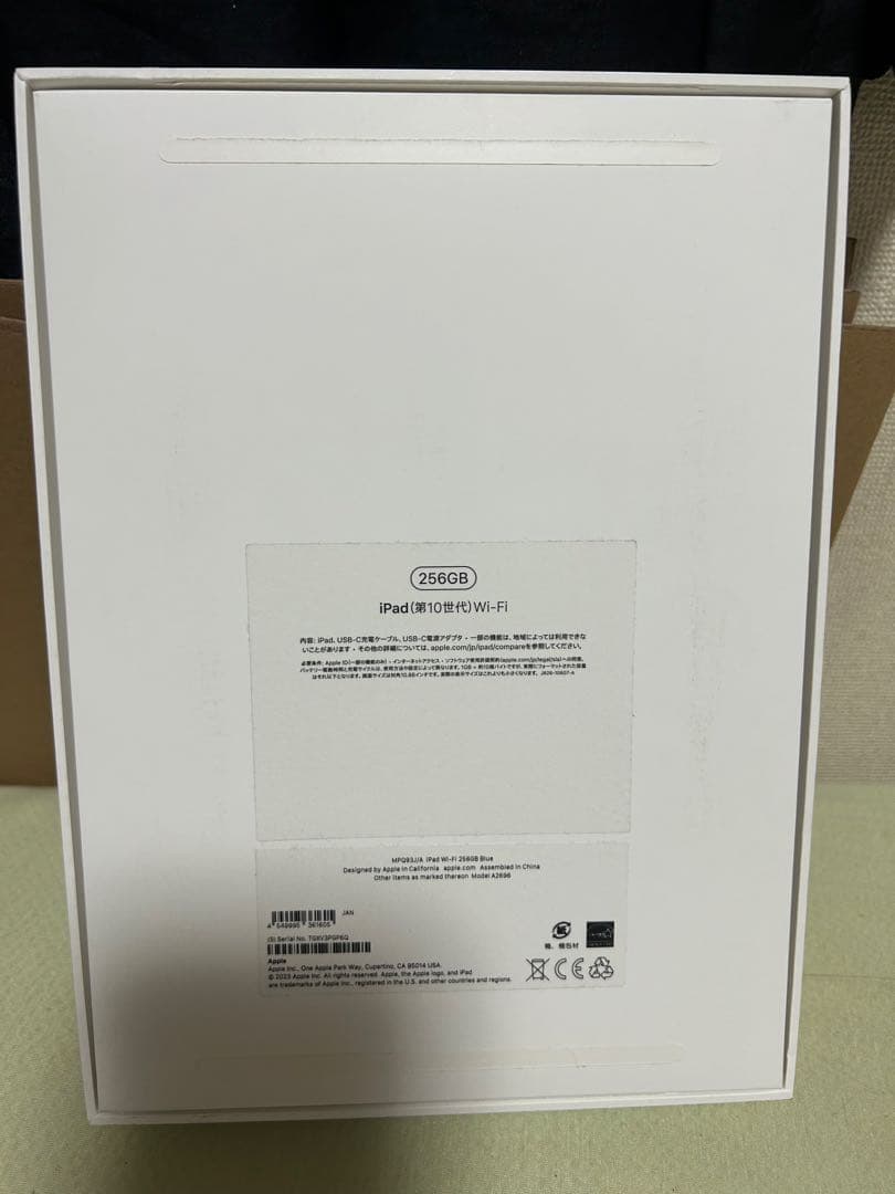 iPad 第10世代 256GB Wi-Fi ブルー