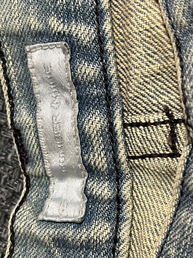 ナンバーナイン　ジョージ期　泥加工デニム　サイズ0×30 グランジ