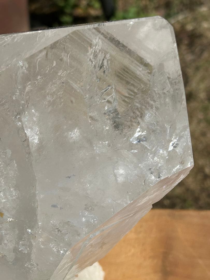 最高品質の水晶ブラジル　レインボー入143万‼️春の大特価