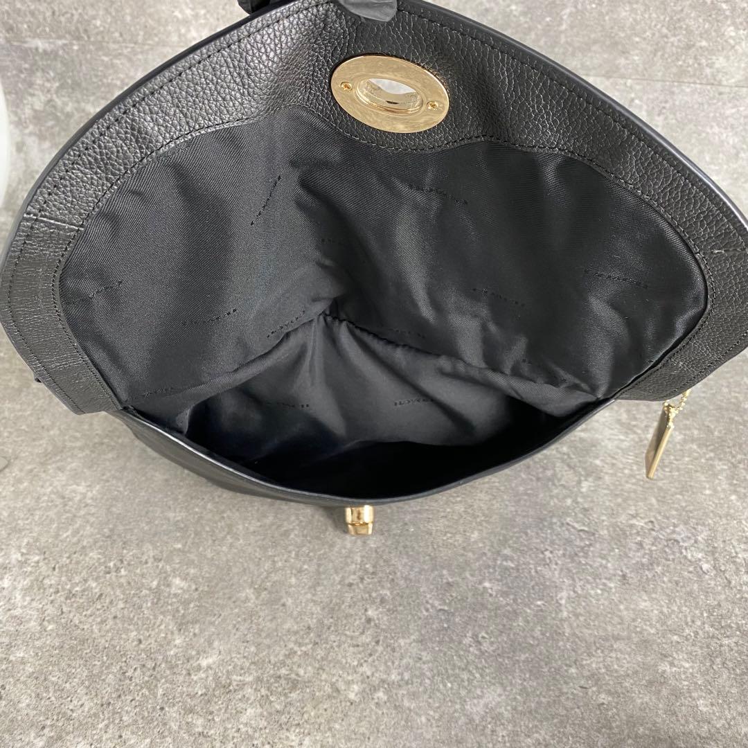 バッグ Coach Turnlock Leather One Shoulder Bag