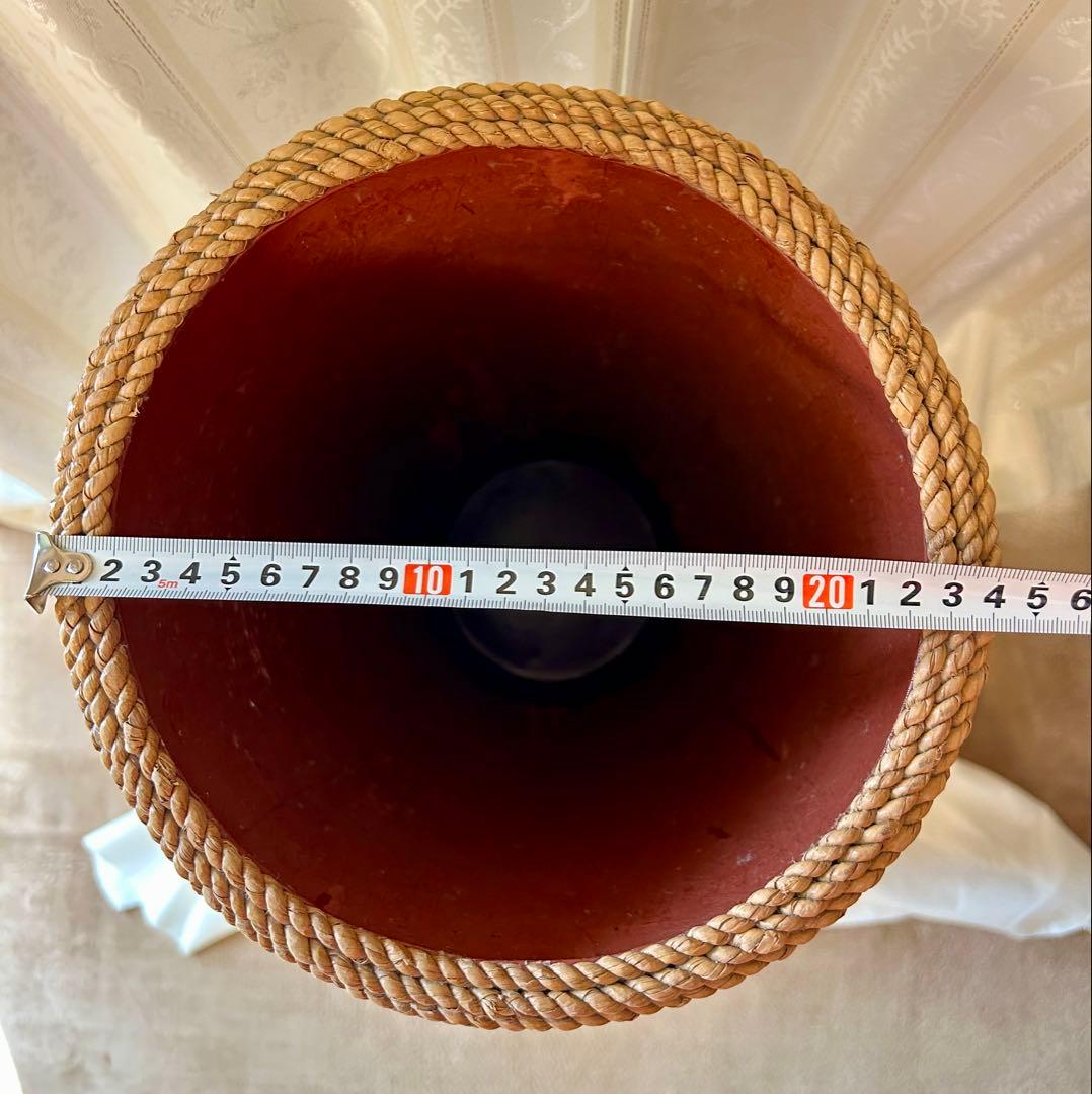 ロープ編み 円筒形傘立て