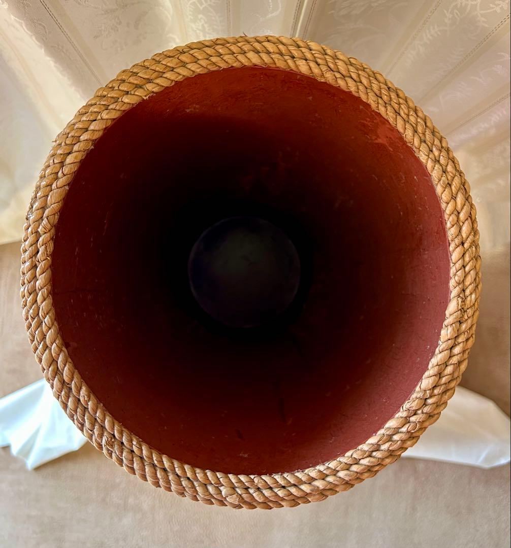 ロープ編み 円筒形傘立て