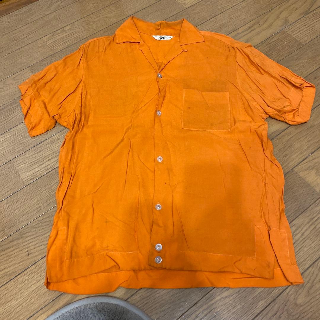 VINTAGE ボウリングシャツ STRIKER