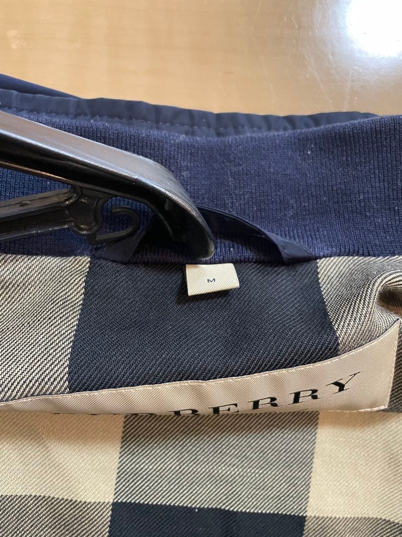 極美品✨バーバリーブリット　ナイロンジャケット　ホースロゴ　ダブルジップ　M