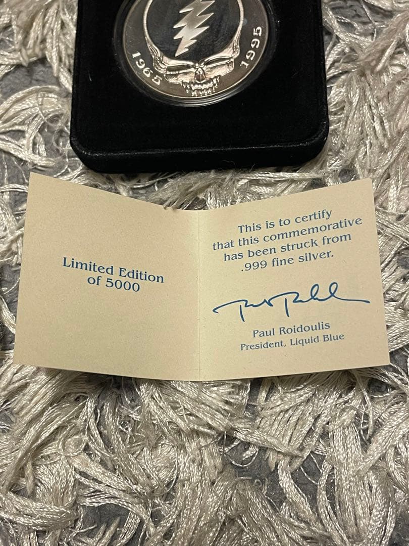 希少！純銀製　限定 グレイトフルデッド SYF Grateful dead