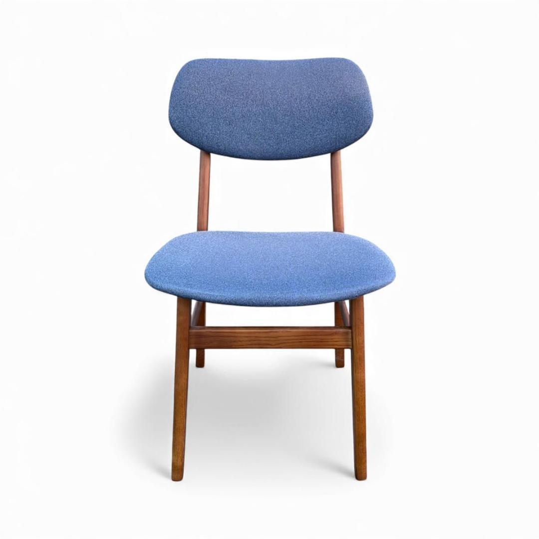 ノーチェ NOCE RY42 ダイニングチェア ブルー ウォールナット 廃盤