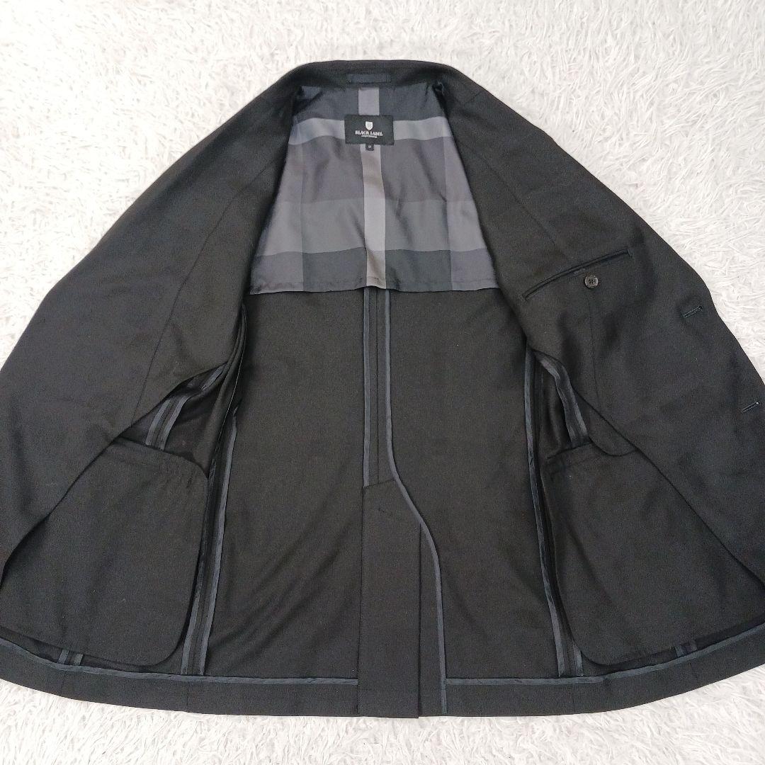 ✨極美品✨ブラックレーベル　セットアップ シャドーチェック　ブラック　サイズM