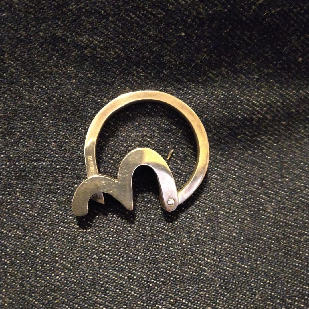 EVISU キーホルダー　デツドストツク　SILVER 製