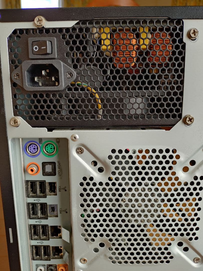 自作ATX core2 Quad　HDD無し