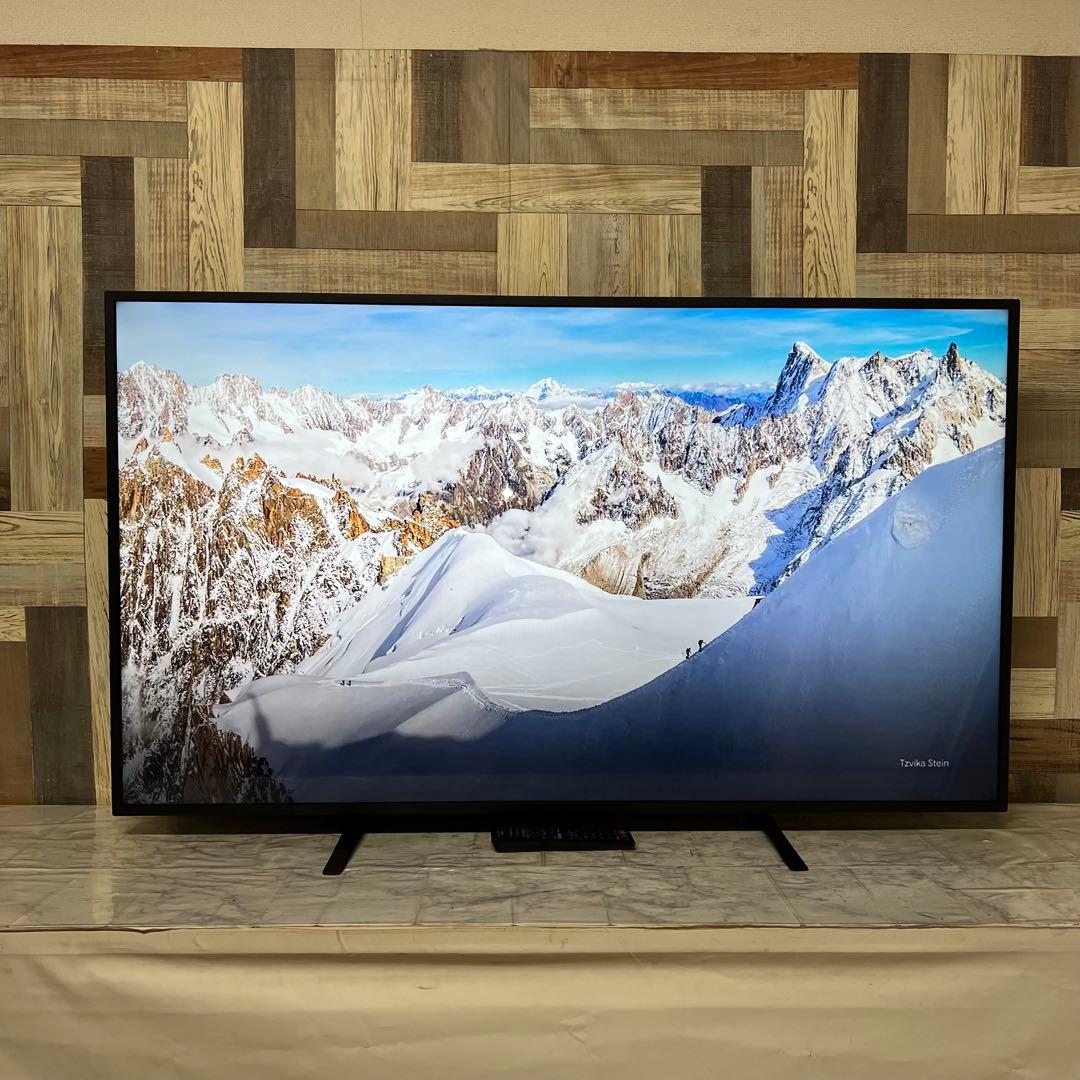 即日受渡❣️全国送料込シャープ55型耐久4K液晶モニター　スピーカーリモコン付