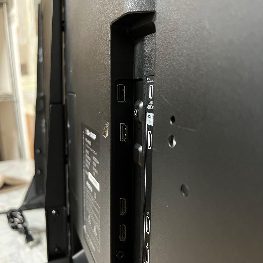 即日受渡❣️全国送料込シャープ55型耐久4K液晶モニター　スピーカーリモコン付
