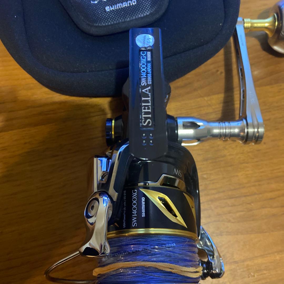 シマノ　ステラ14000xg リブレハンドル