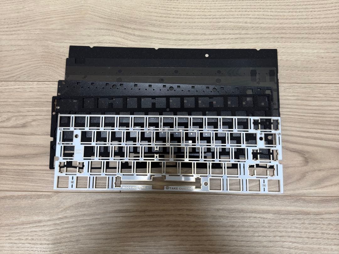 wooting 60he+ FR4 消音フォームセット