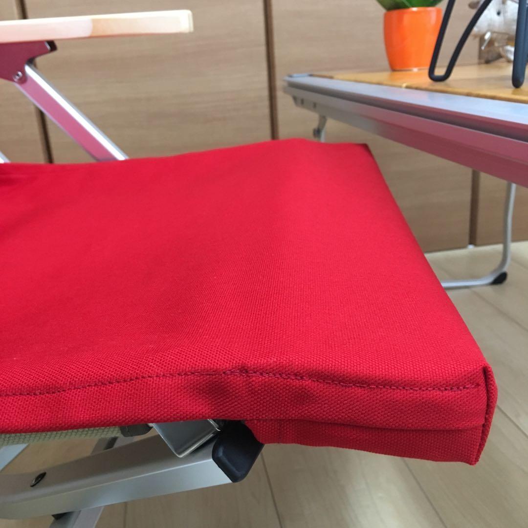 レッド 2枚組 ポケットあり フルセット ローチェア30用 10号帆布カバー