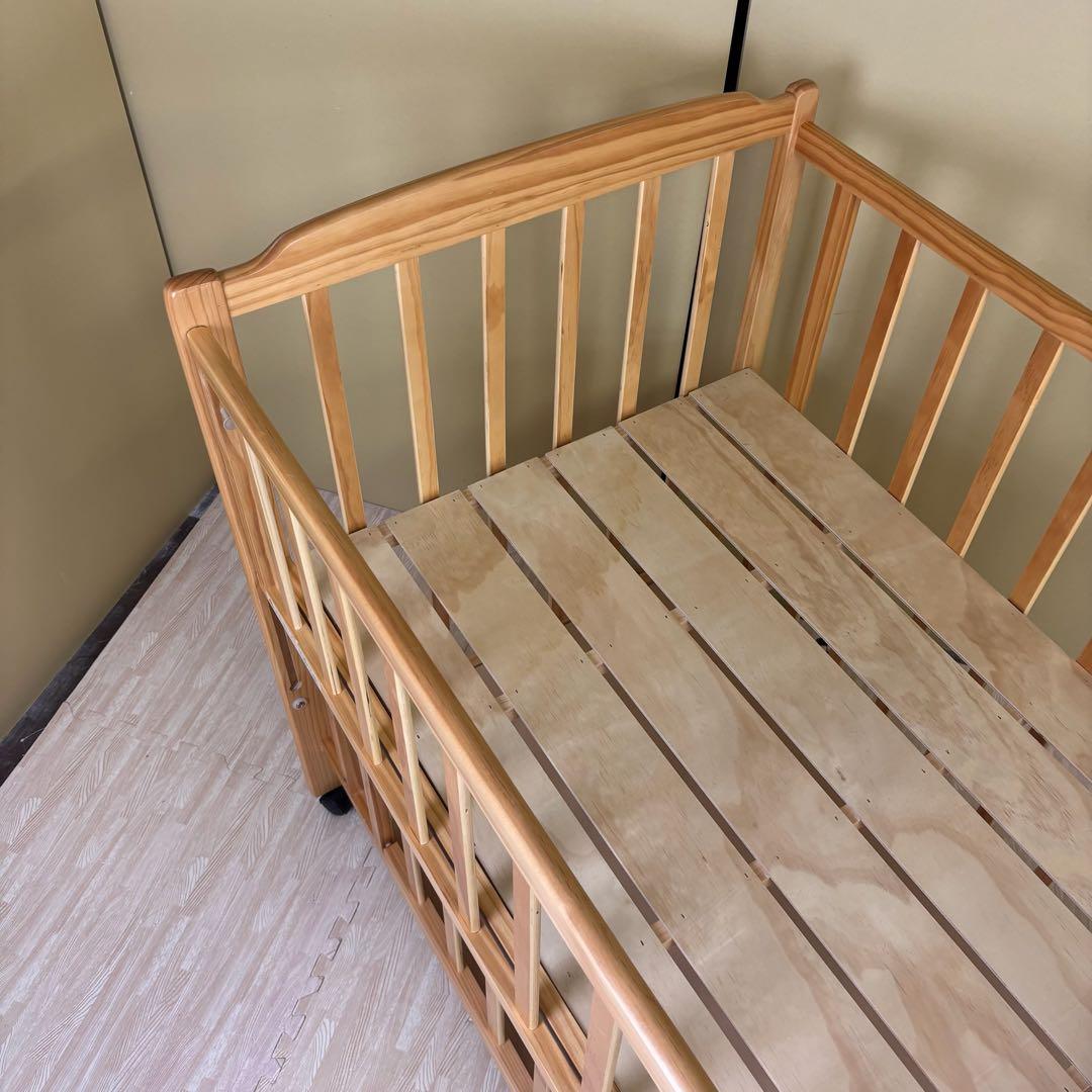 ☆除菌清掃済☆　☆美品☆　大和屋　ハイタイプ　すのこ床板　フロール　ナチュラル