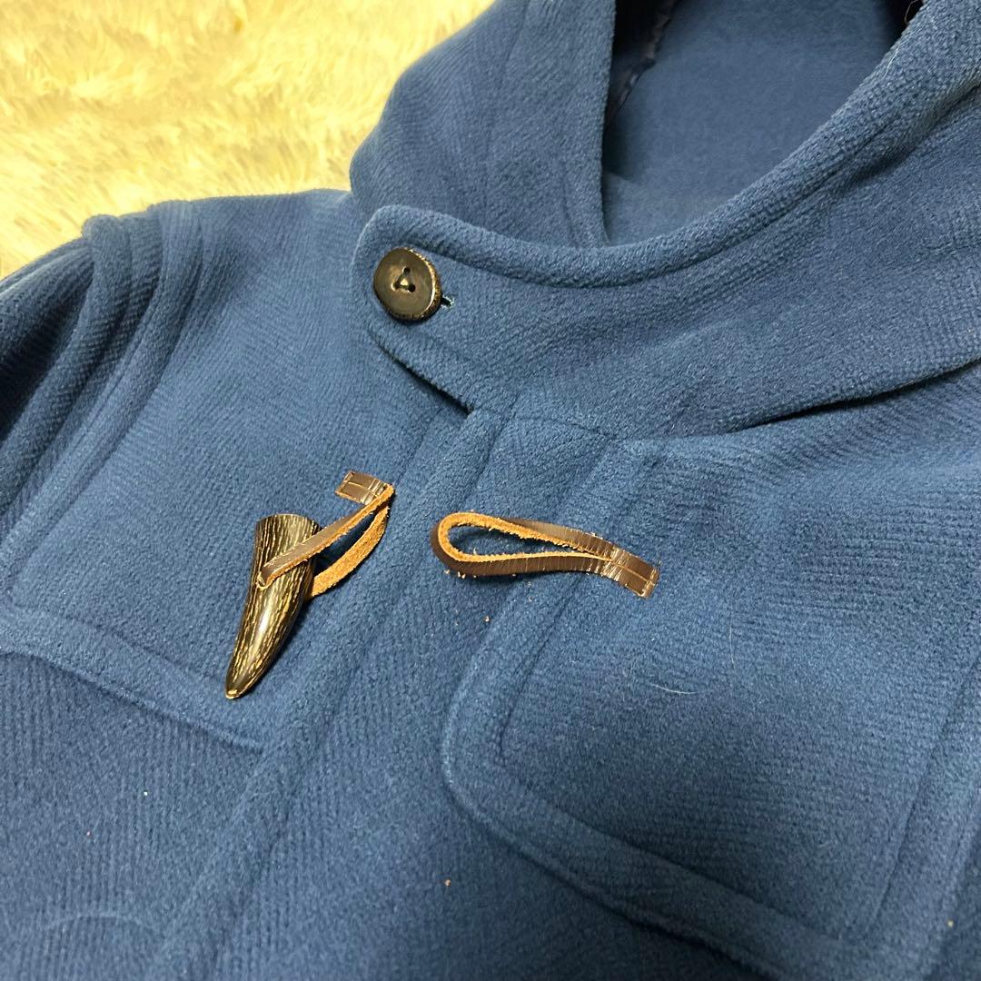 希少カラー　ムーアブルック　ヘリンボーン　ロングダッフルコート　丈100cm超