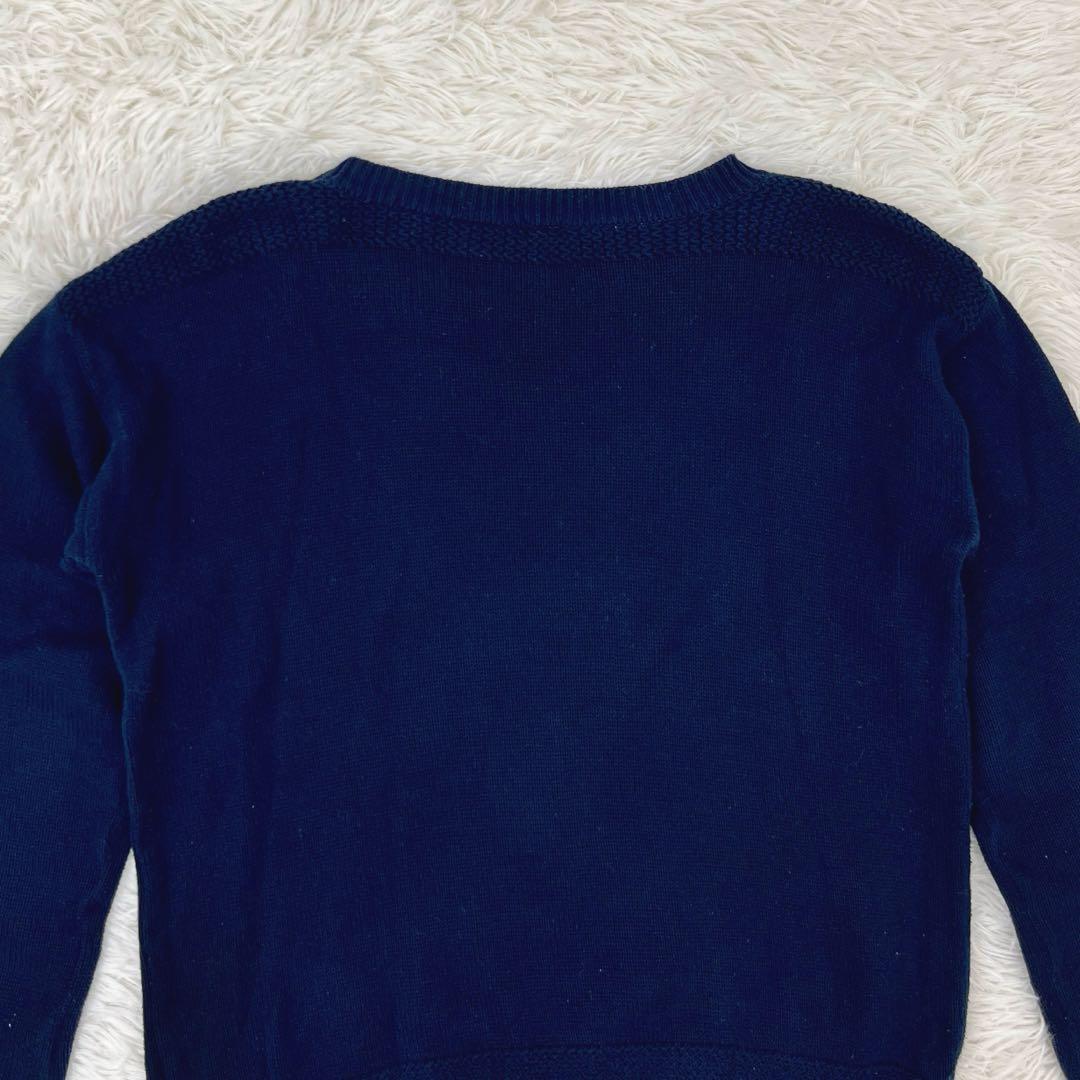 【美品】アナトミカ・長袖・ニット・セーター・US.NAVY・モックネック・M