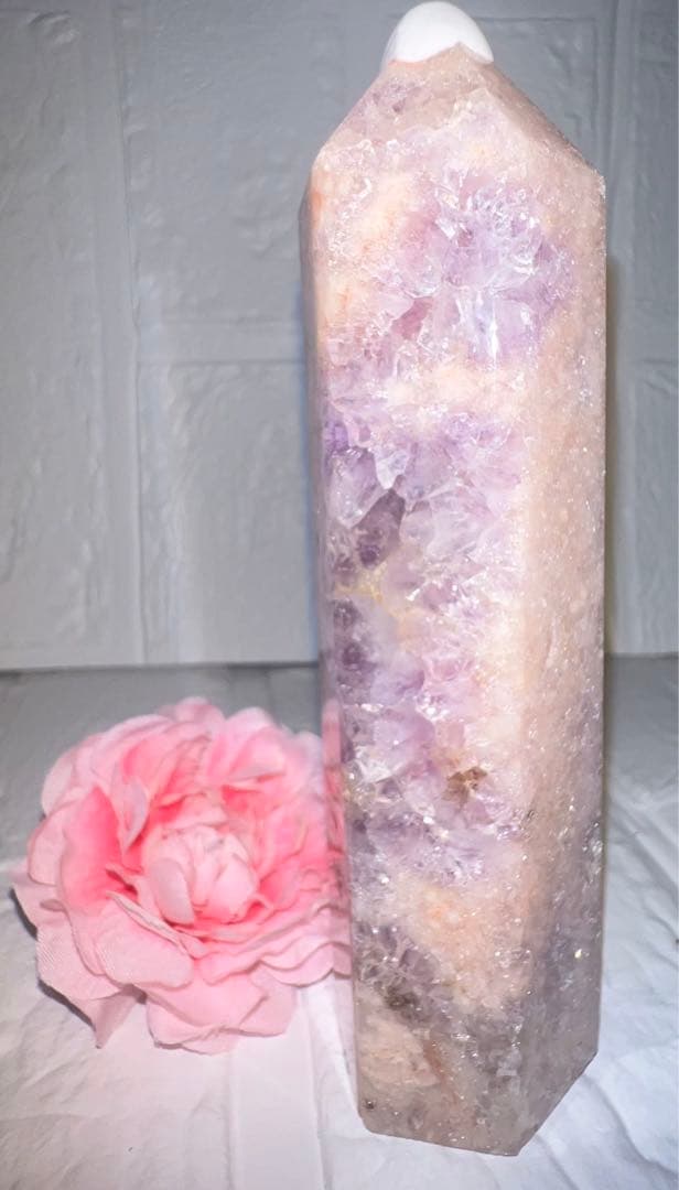 ㉑ピンクアメジスト♥️タワー♥️チェリーブロッサム♥️桜瑪瑙♥️花瑪瑙♥️フラワーアゲート