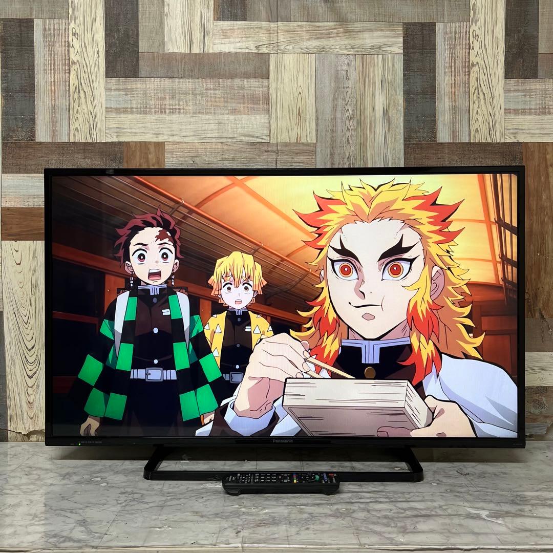 即日受渡❣️全国送料込Panasonic43型液晶テレビ外付けHDD録画対応