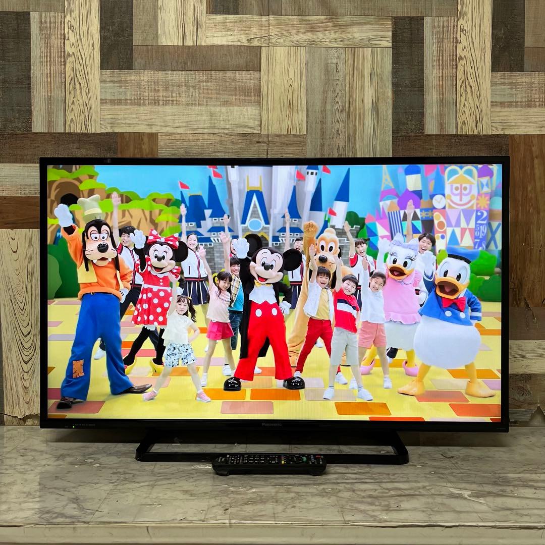 即日受渡❣️全国送料込Panasonic43型液晶テレビ外付けHDD録画対応