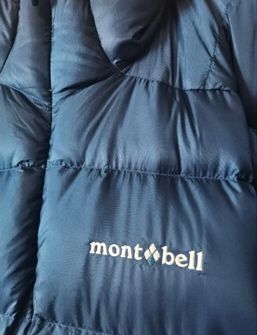 【未使用美品❗️】montbell ライトアルパインパーカ インディゴカラー収納袋