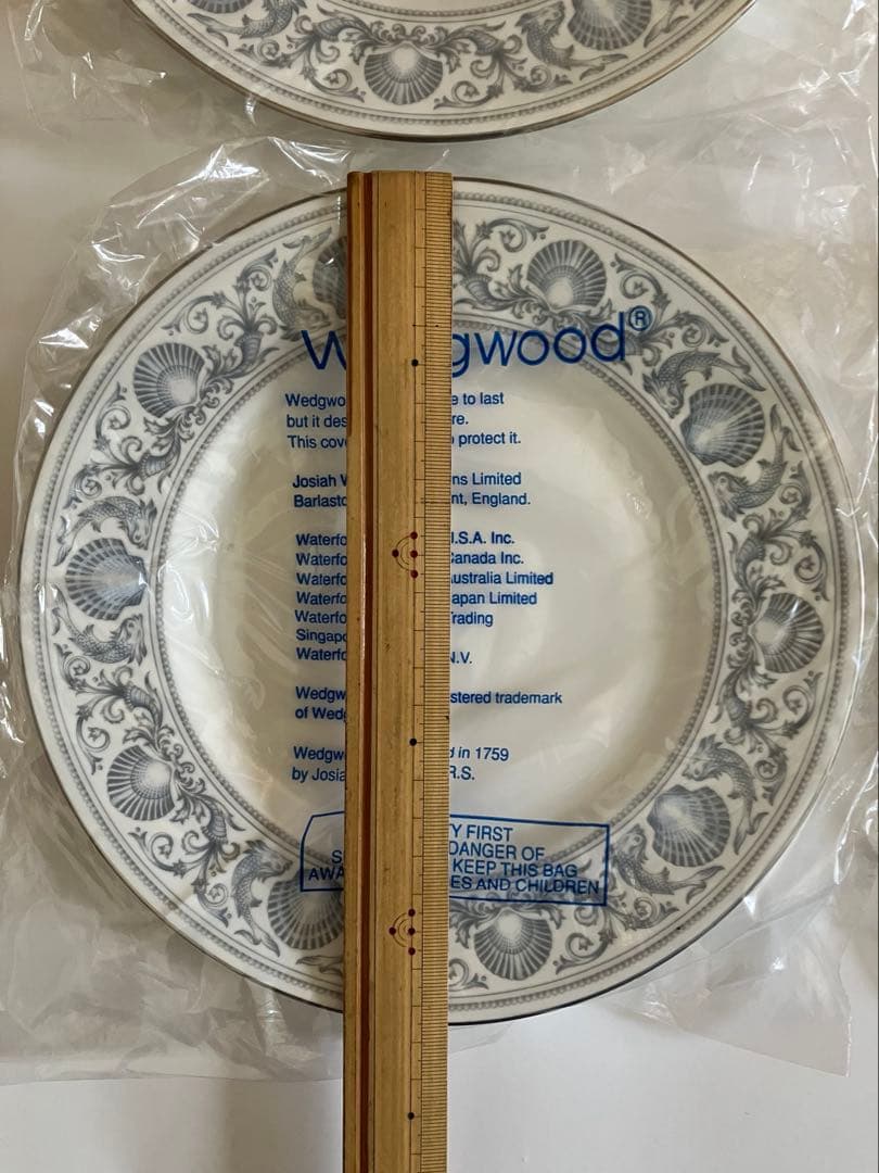 ウェッジウッド ドルフィンホワイト　 プレート　６枚