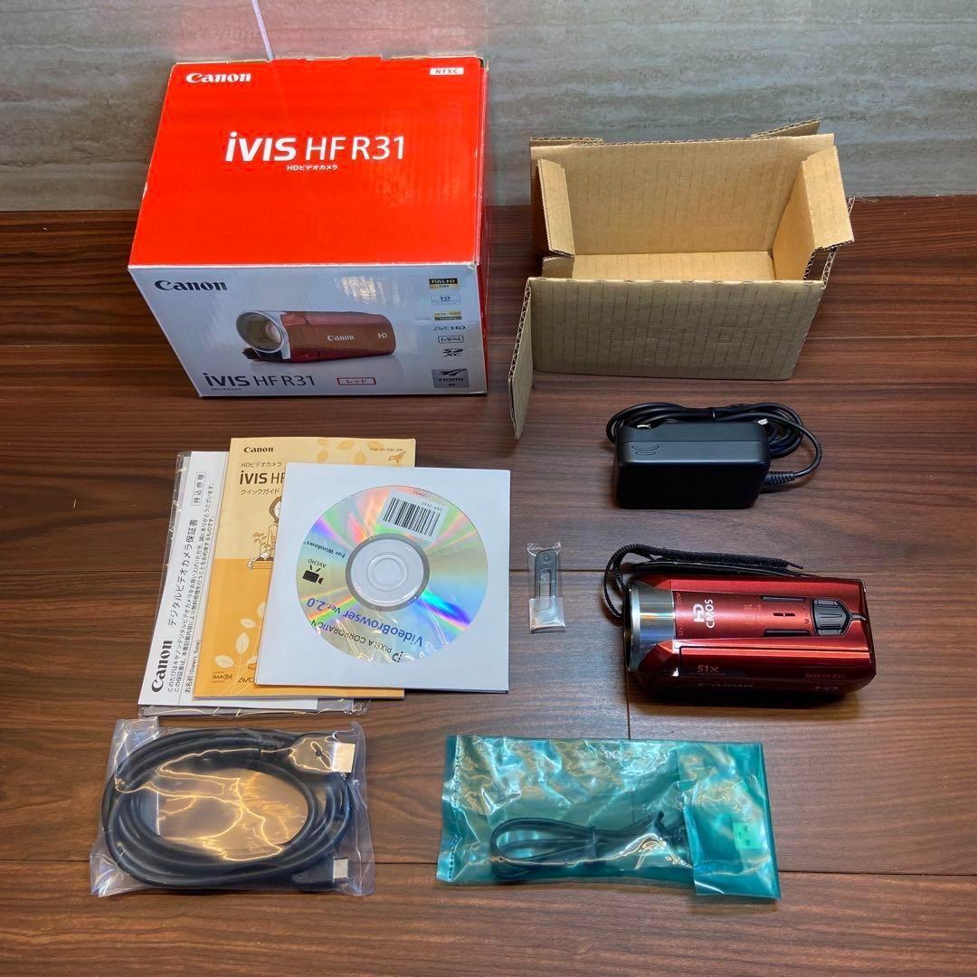 Canon デジタルビデオカメラ iVIS HF R31 ほぼ新品 3402