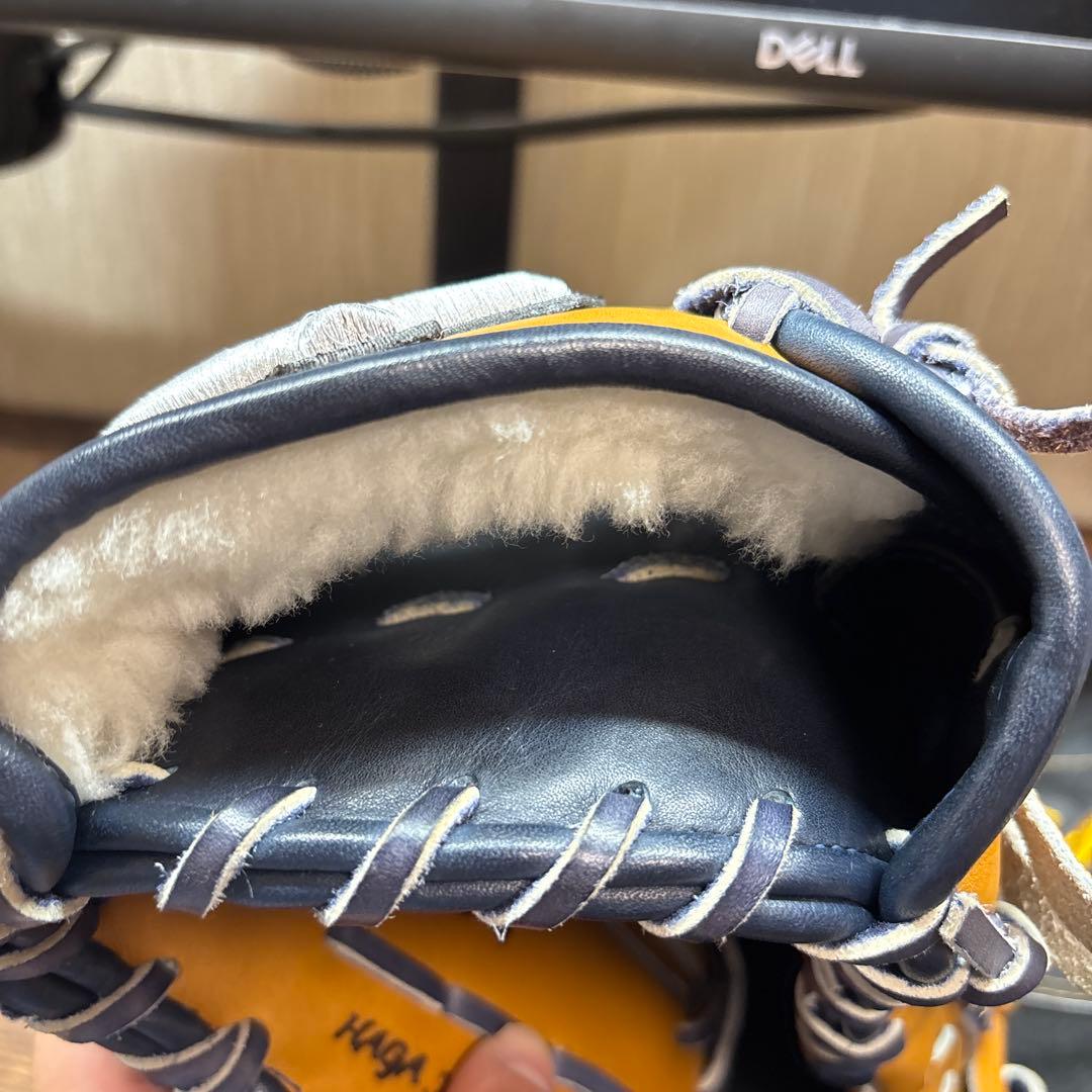 ミズノプロオーダーグローブ　特殊指カバー　田中将大モデル