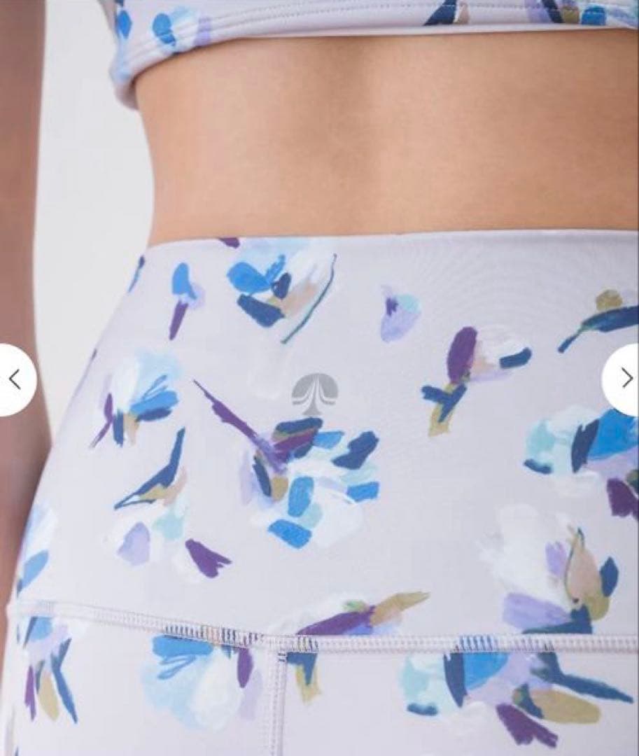 SUKALA ヨガウェア 花柄プリント XSサイズ ローズプリント ライラック