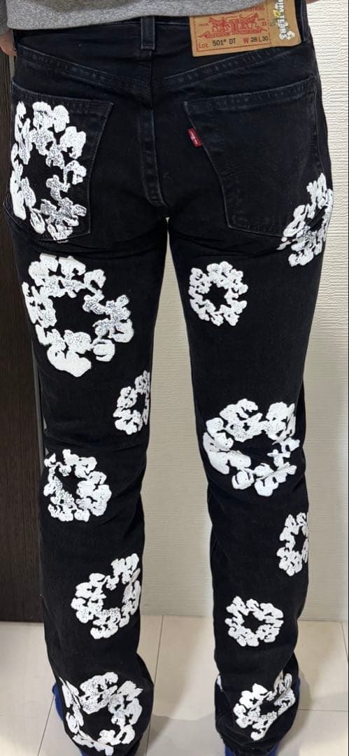 リーバイス × デニムティアーズ black W28 L30