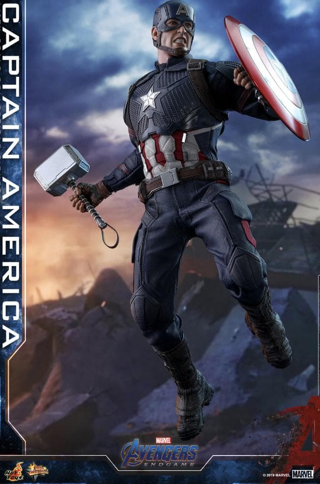 【美品】　ホットトイズ キャプテンアメリカ アベンジャーズ エンドゲーム