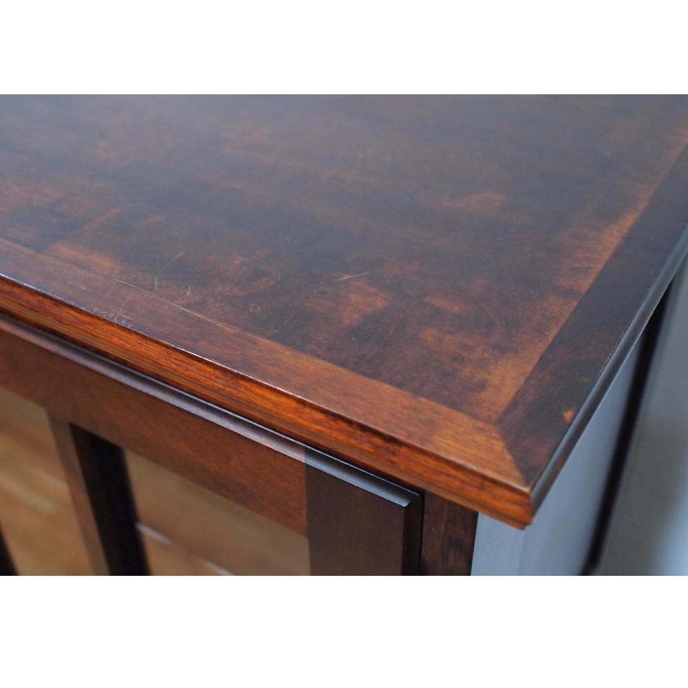 えぞ EZO 民芸書棚 本棚 ガラスキャビネット