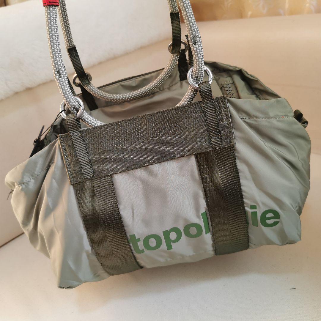 topologie ショルダーバッグ グレー 小型旅行バッグ