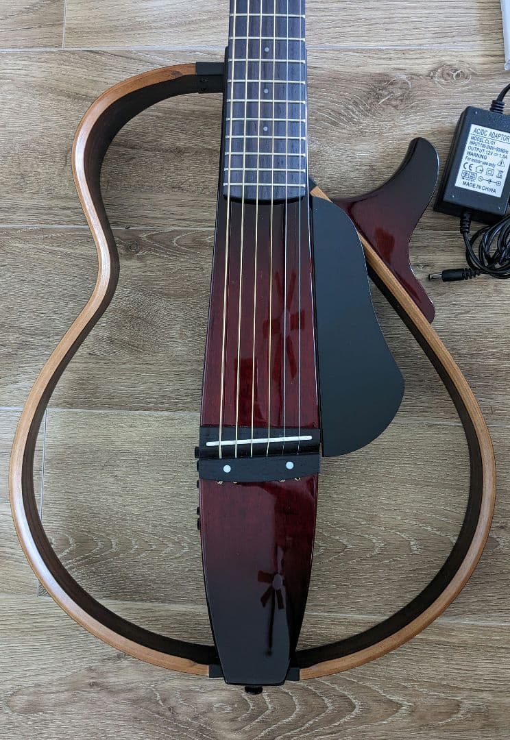 【美品】YAMAHA サイレントギター SLG200S CRB ACアダプター付