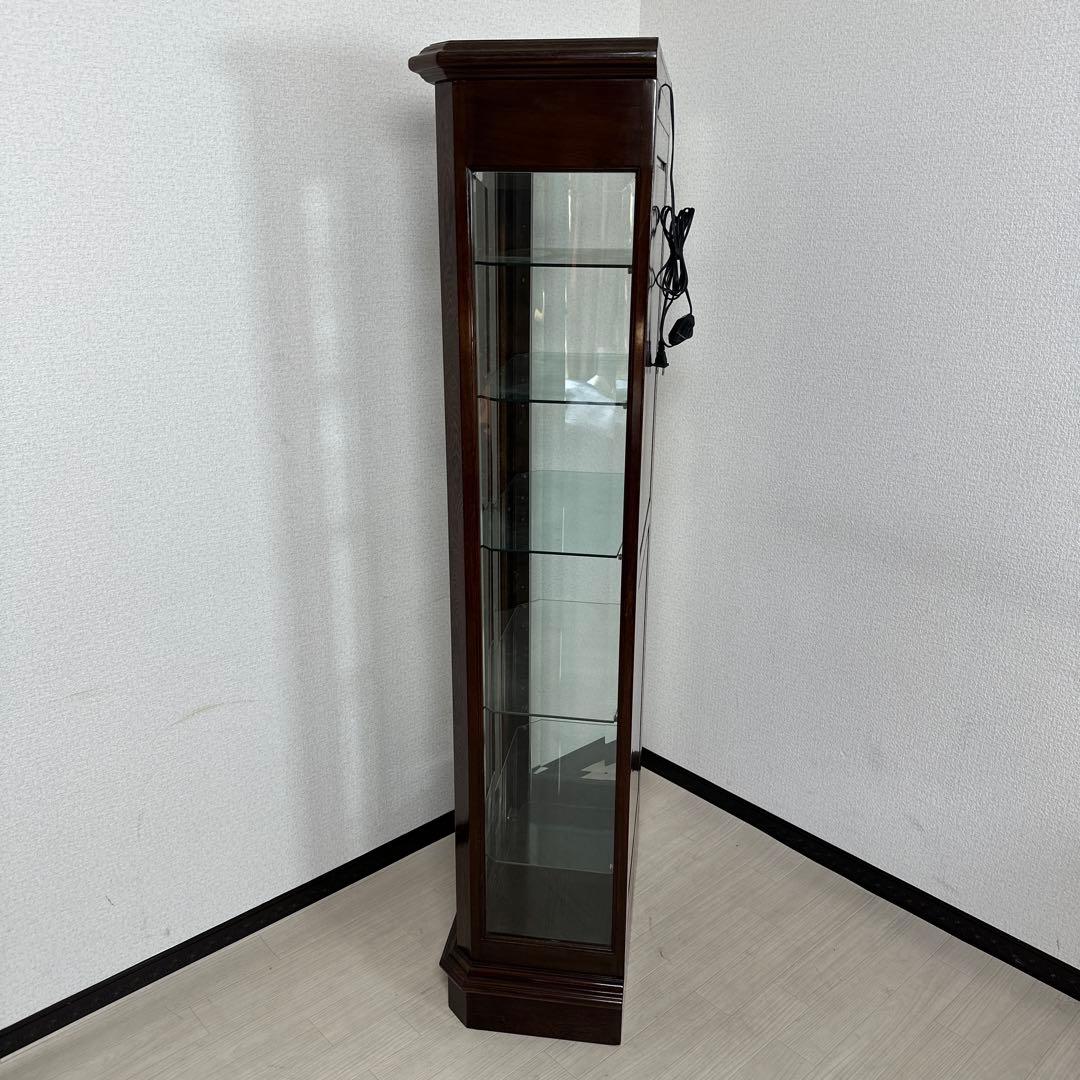 鉄刀木 タガヤサン 飾り棚 コレクションケース キュリオケース i4※