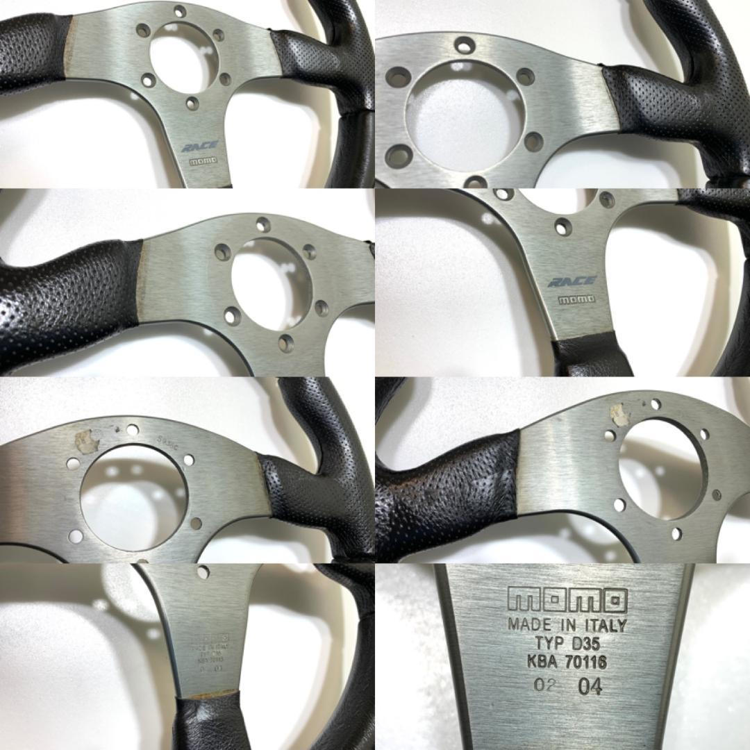 momo モモ RACE レース ステアリング 2004年製 35Φ 旧車 街道