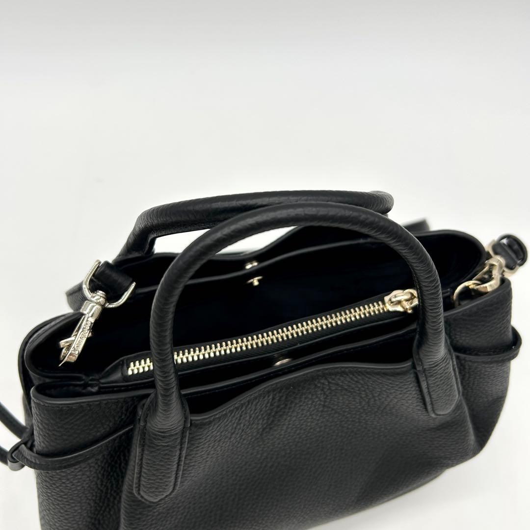 極美品】ケイトスペード ダンプリング 2way ショルダーバッグ 黒 レザー