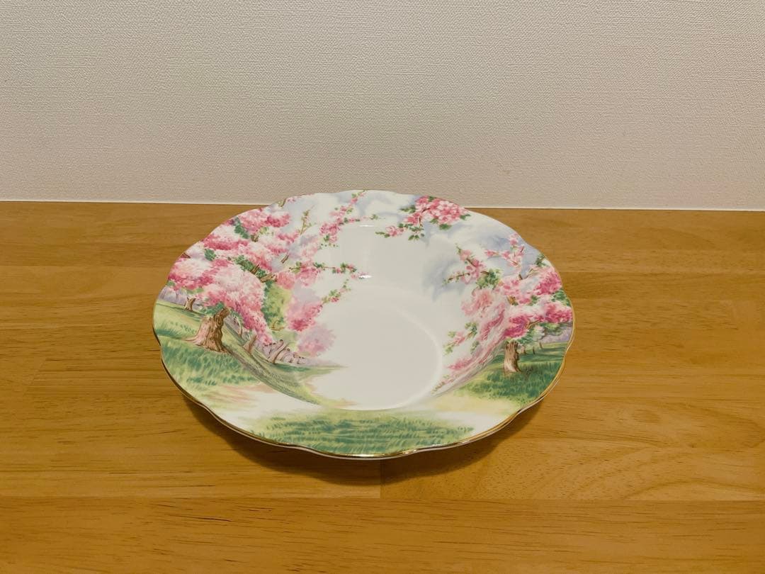 年末セール中【レア美品】ロイヤルアルバート ブロッサムタイム★リムスープ皿★5枚