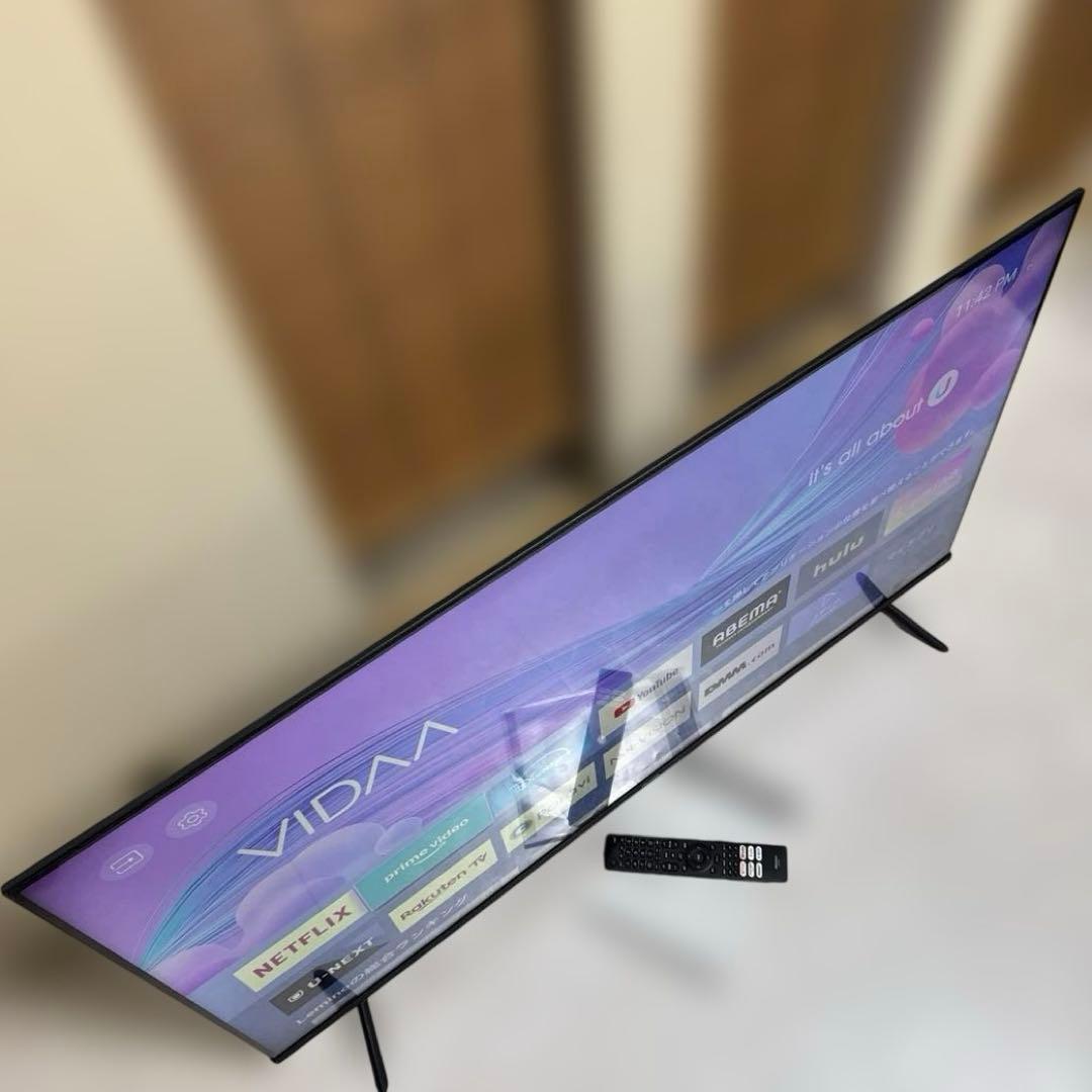 極美品 Hisense 4K液晶テレビ 50V型 極薄パネル REGZAエンジン