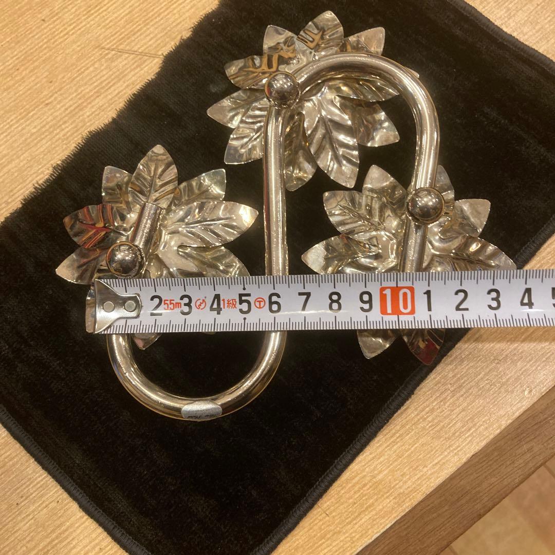 アンティーク　シルバープレート　キャンドルスタンド