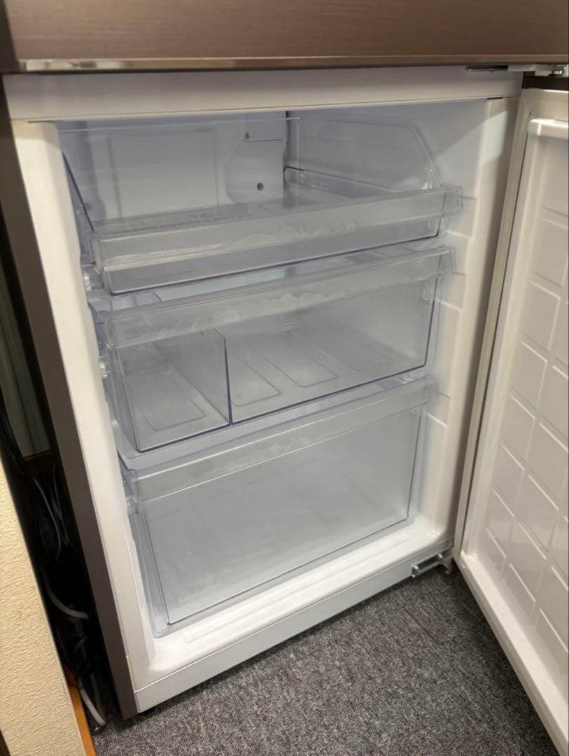 シャープ 冷蔵庫 271L 大きめ2ドア 2017年製　SJ-PD27C-T