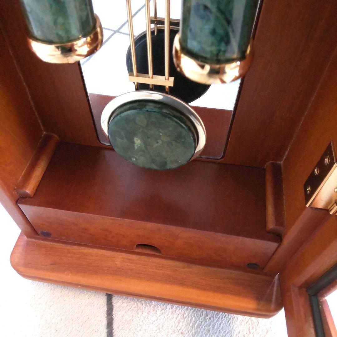 美品 報時振り子時計 VIVANT V-M20N リズム時計4MN421JB06