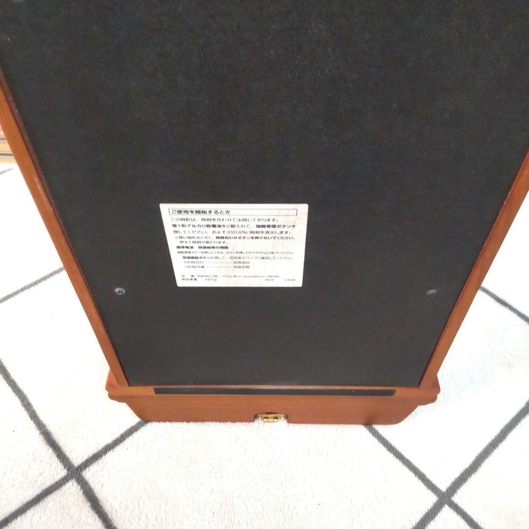 美品 報時振り子時計 VIVANT V-M20N リズム時計4MN421JB06