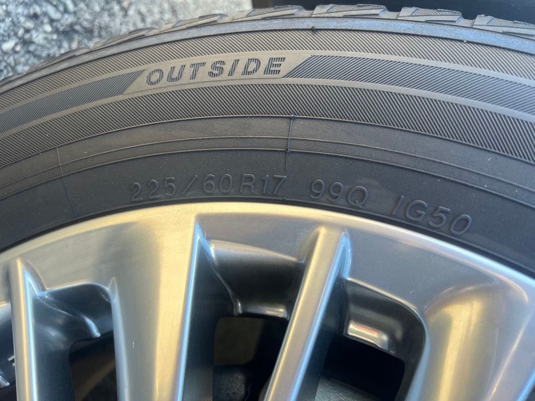 アルファード３０系後期17インチ ホイールセット　スタッドレス