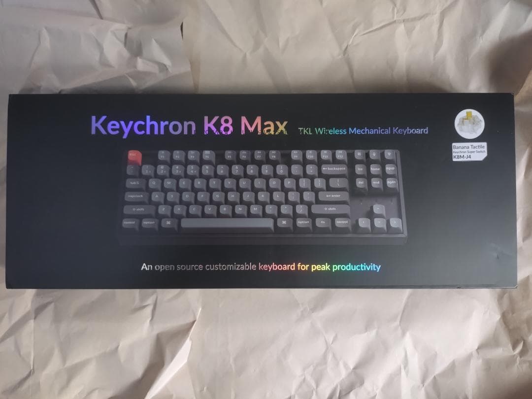 Keychron K8 Max TKL ワイヤレスキーボード