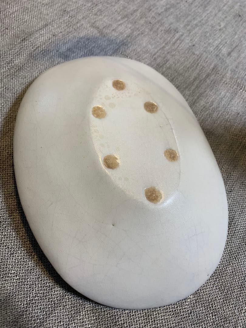 安藤雅信　初期作品　ギャルリ百草　楕円　オランダプレート　美品　希少