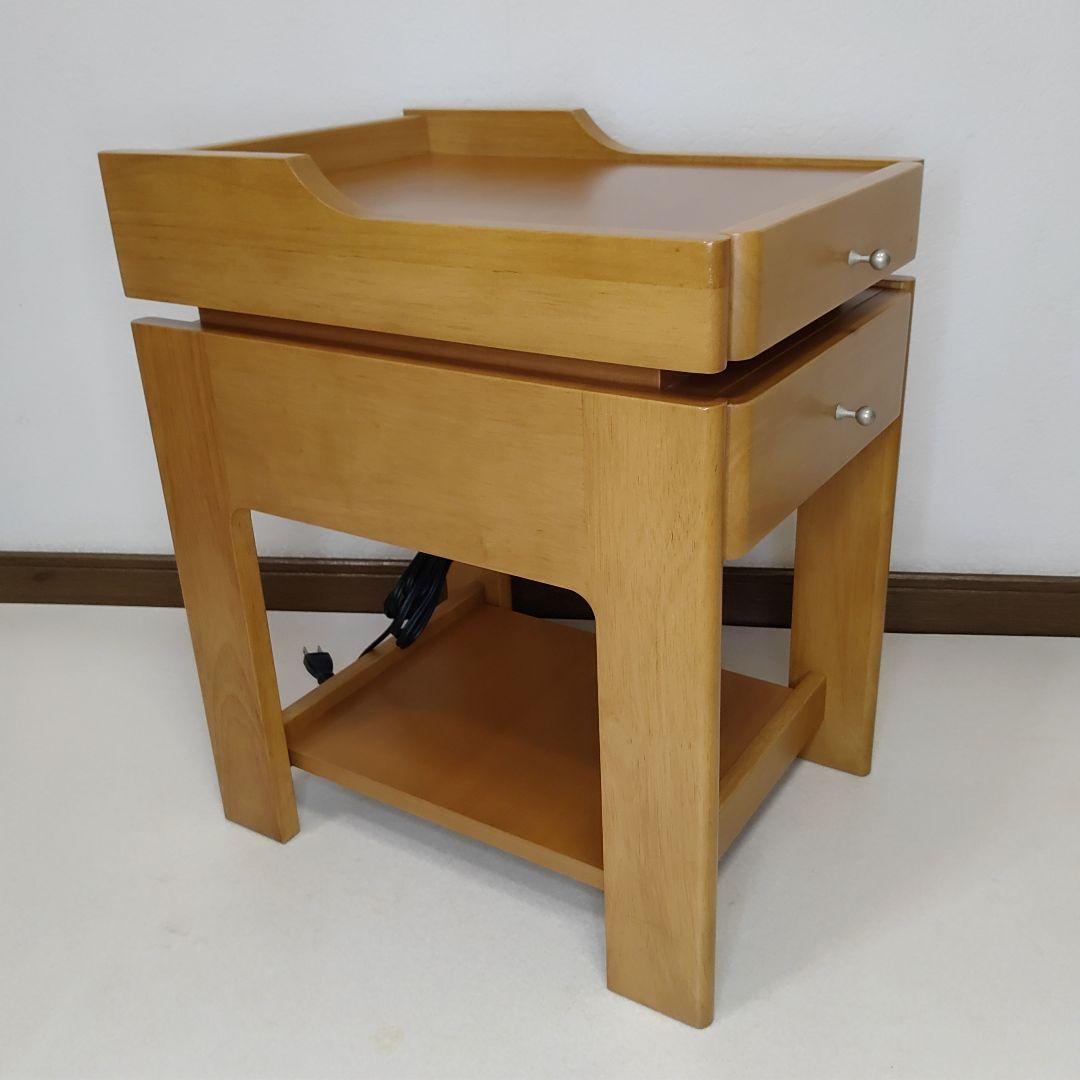 美品　Karimoku/カリモク　ナイトテーブル サイドテーブル　花台　電話台
