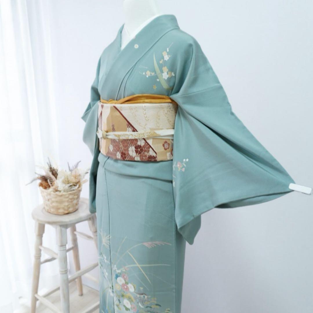 訪問着 フルセットa371B 七五三　入学式　お宮参り　結婚式　落款